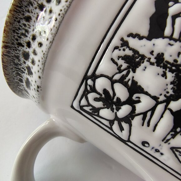 Colorado State (USA) Souvenir Mug White/Black/Brown Stoneware - Picture 9 of 11